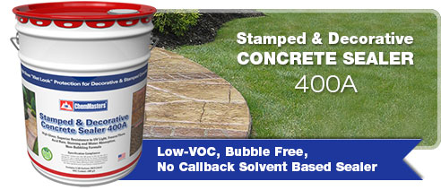 Stamped & Decorative Concrete Sealer 400A